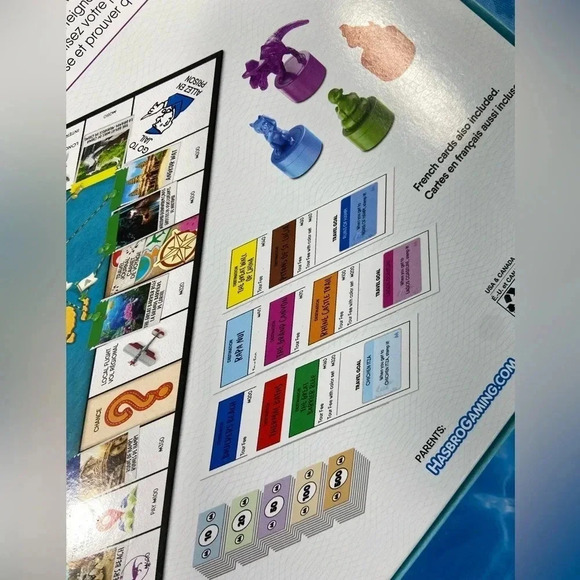 Monopoly - Travel World Tour - Dry Erase  Game Board - BNIB 🎩🐕🎲 - Picture 6 of 8